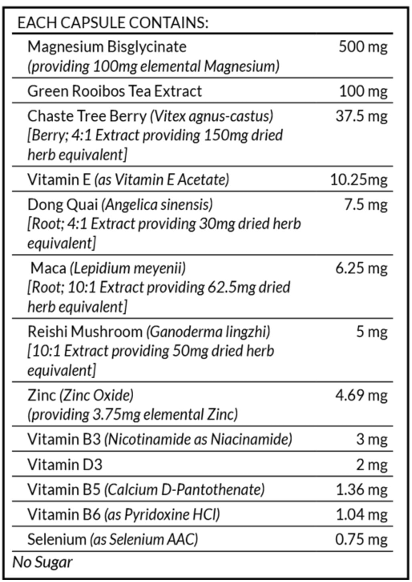 Zoie Health Hormone Harmony (60 capsules)