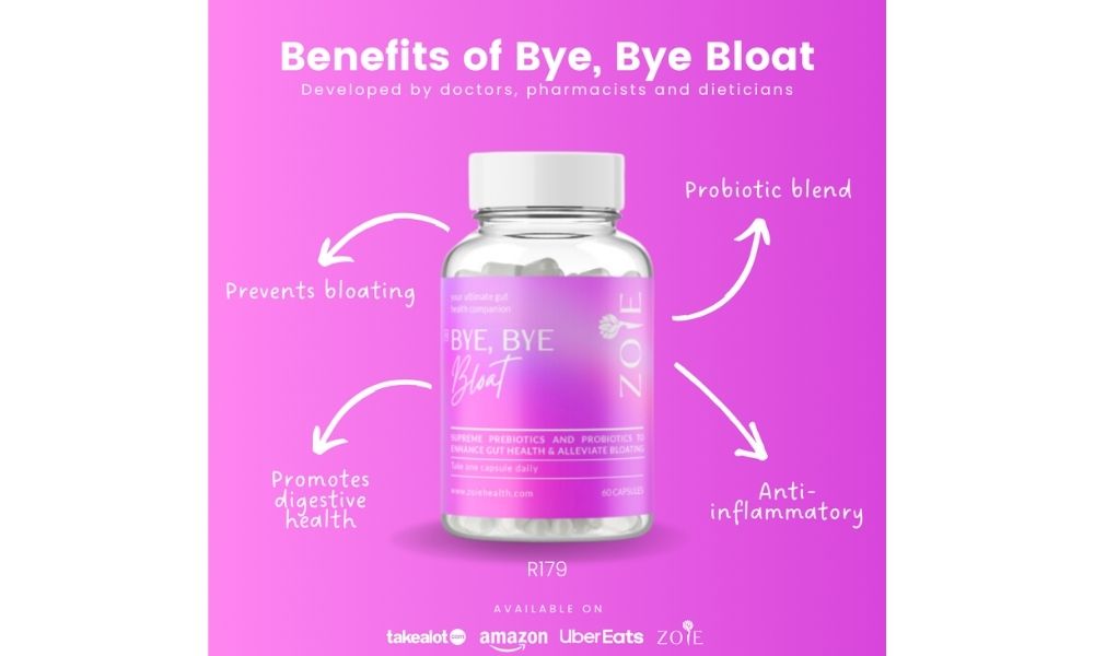 Zoie Health Bye, Bye Bloat (60 Capsules)
