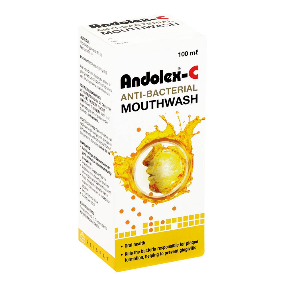 Andolex‑C Anti‑Bacterial Mouthwash 100ml Travel Pack