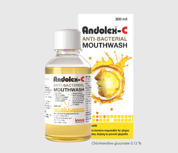 Andolex‑C Anti‑Bacterial Mouthwash 100ml Travel Pack