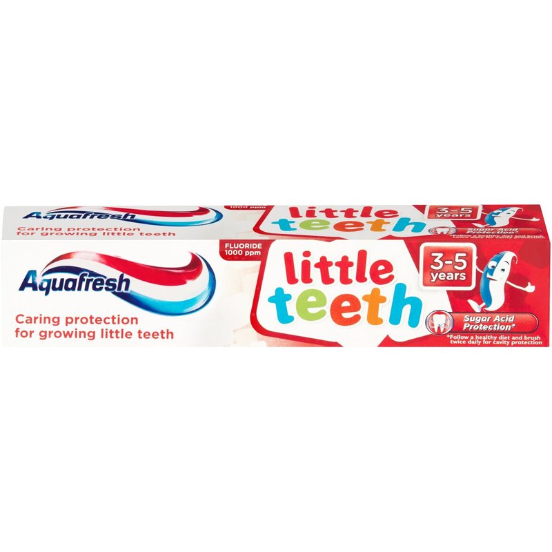 Aquafresh Little Teeth Toothpaste 50ml 3-5yrs