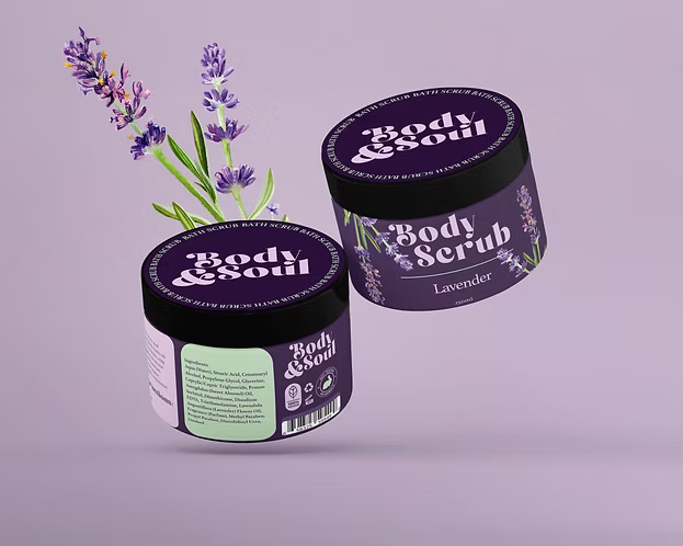 Body & Soul Lavender Scrub 300g