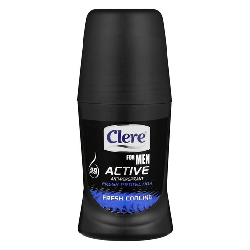 Clere Men Active Roll-On Deodorant Fresh Cool 50ml