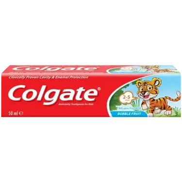 Colgate Kids 2-5 Yrs Bubble Fruit Toothpaste 50ml