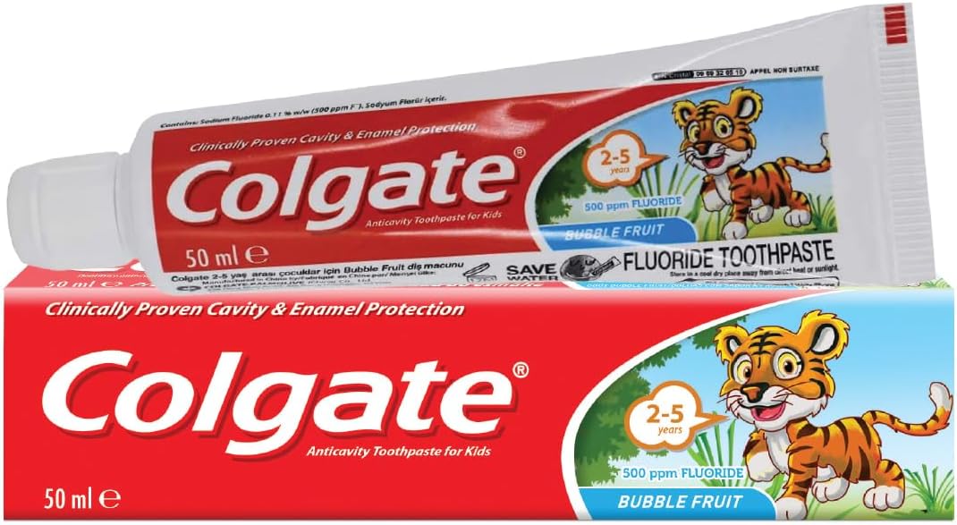 Colgate Kids 2-5 Yrs Bubble Fruit Toothpaste 50ml