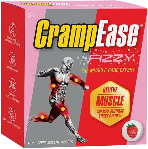 Crampease Fizzy Efferverscent Tabs 30 Strawberry