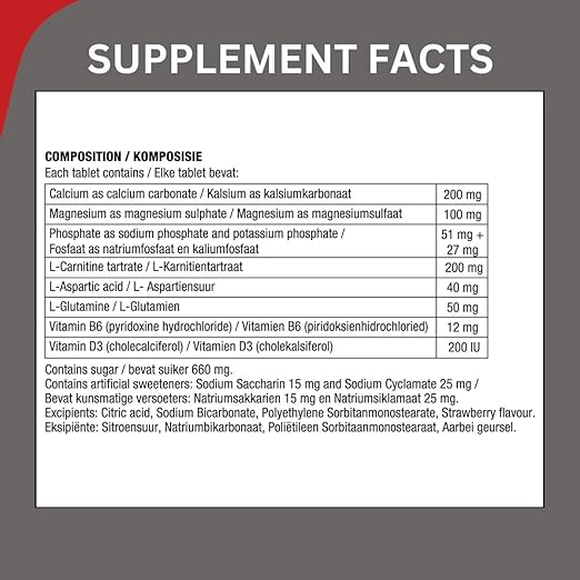 Crampease Fizzy Efferverscent Tabs 30 Strawberry
