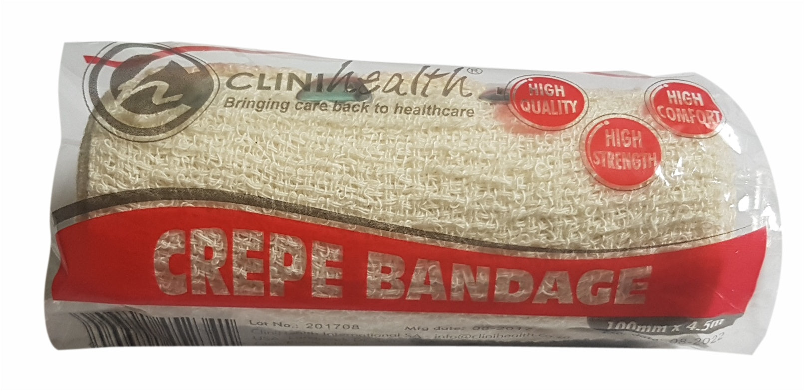 Crepe 100mmx4.5mm Clinihealth bandage