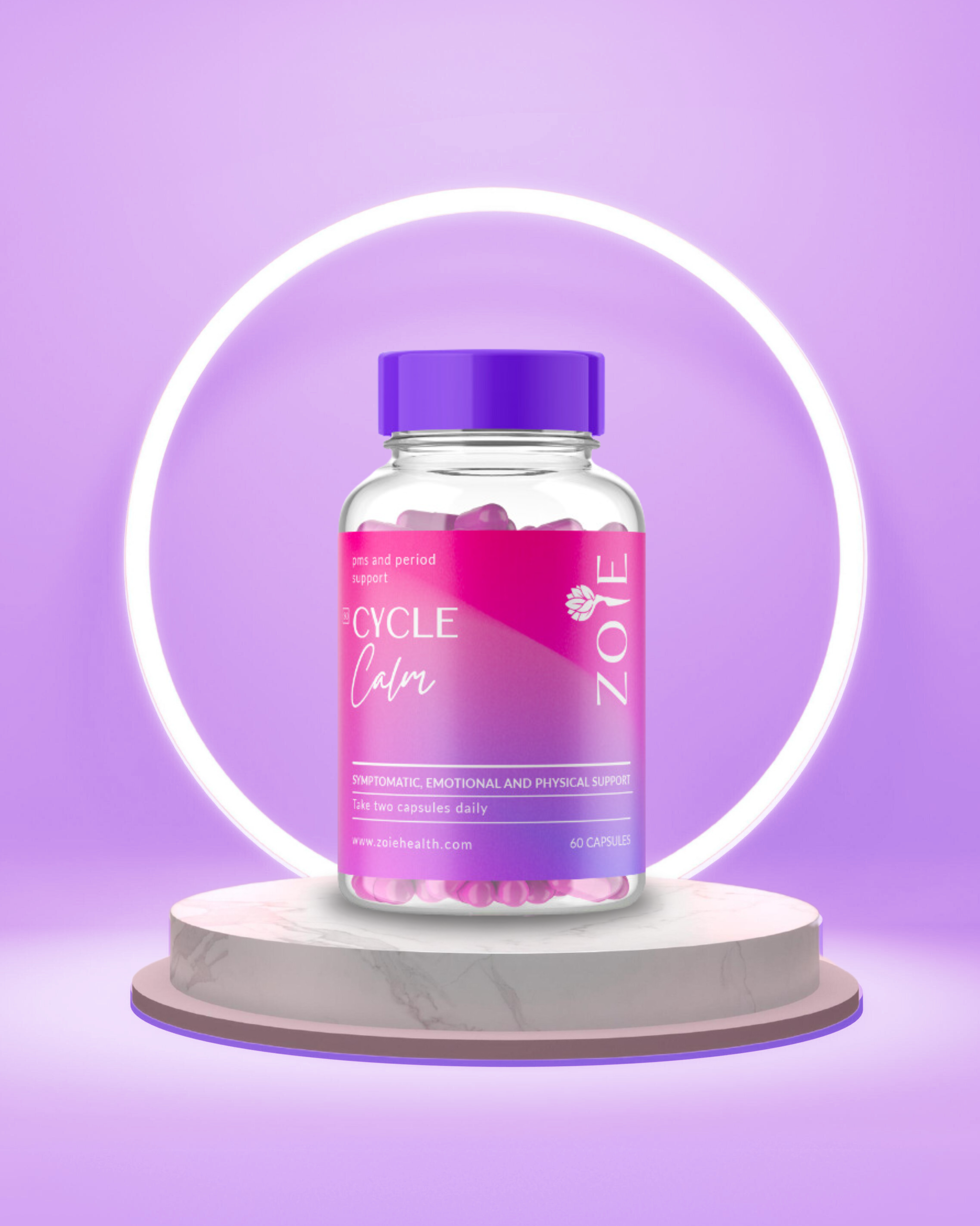 Zoie Health’s Cycle Calm (60 Capsules)