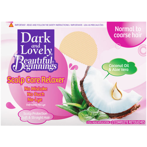 Dark & Lovely Beautiful beginnings Relaxer Normal Kit Eng