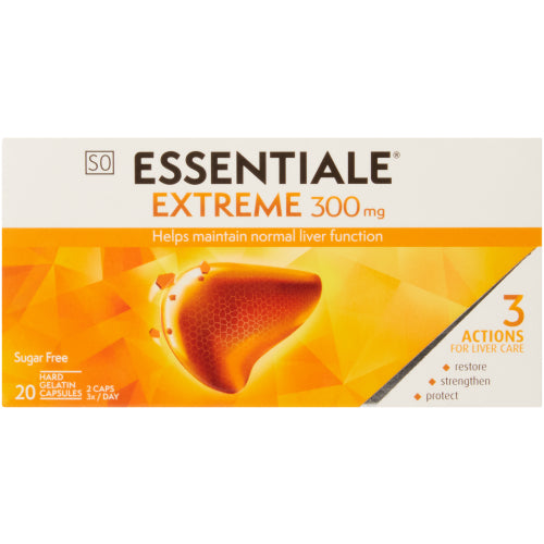 Essentiale extreme 300mg 20 capsules