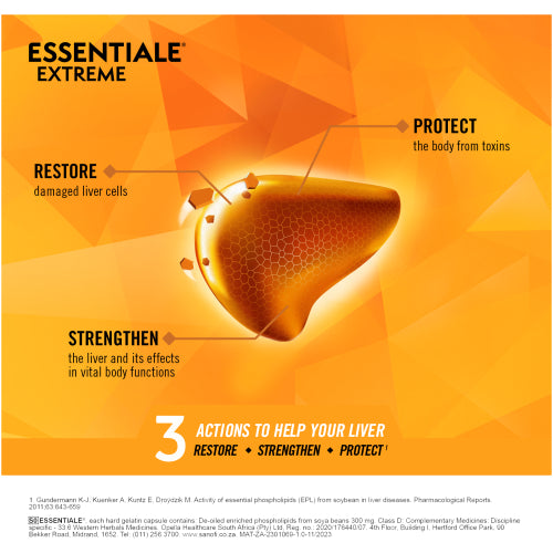 Essentiale extreme 300mg 50 capsules