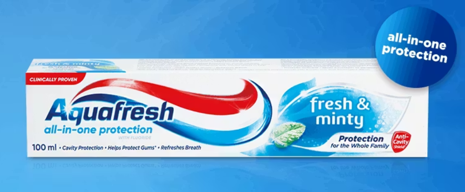 Aquafresh Toothpaste Fresh& Mint 100ml