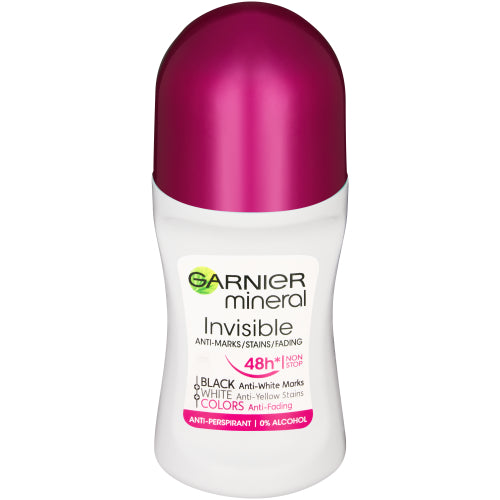 Garnier Women Invisible Black& White Roll-On 50ml