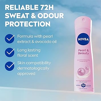 Nivea Aerosol Ladies Pearl& Beauty 150ml