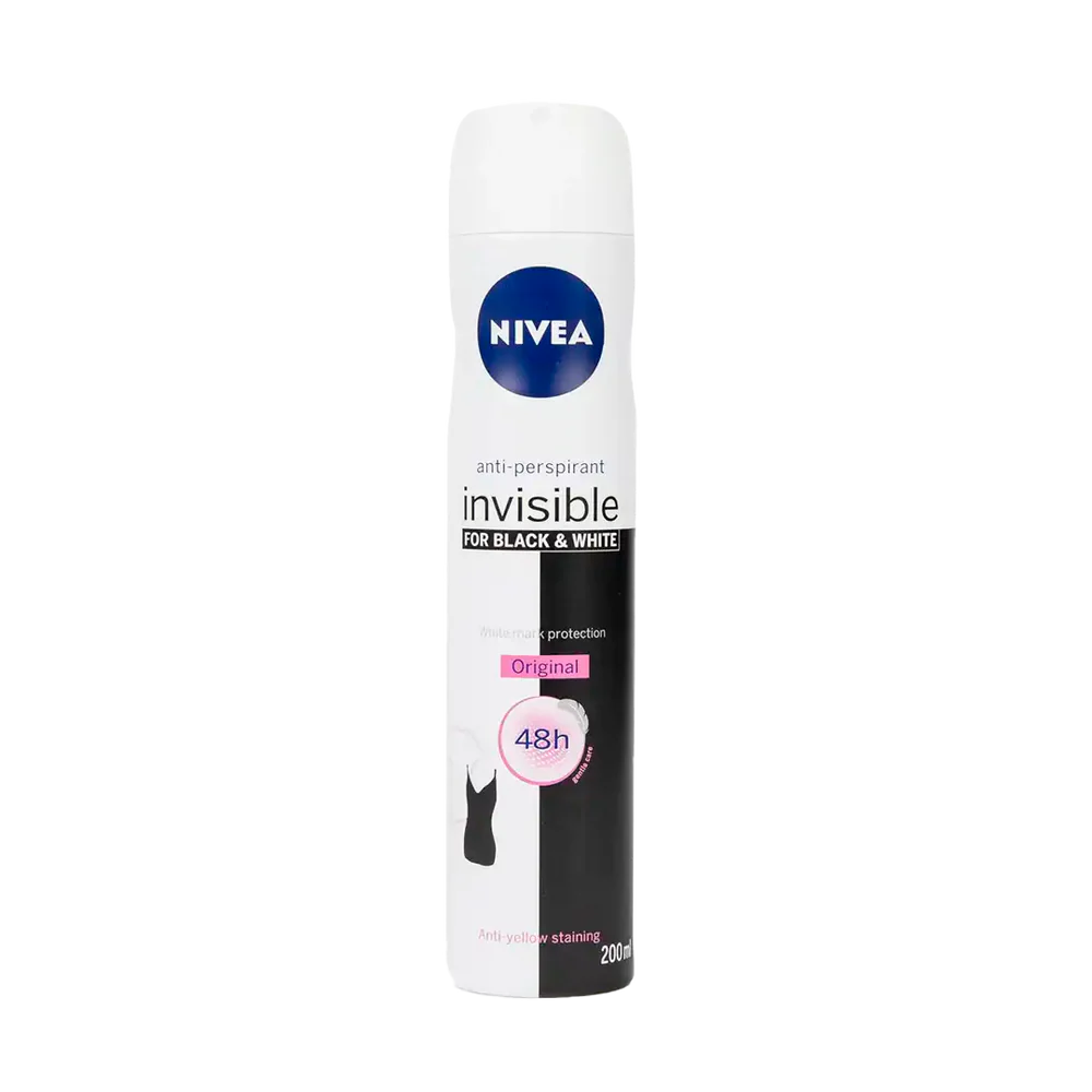 Nivea Deodorant Aerosol Black & White Female 150ml