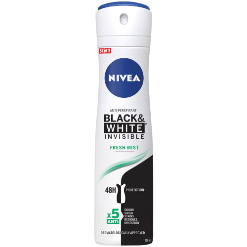 Nivea Deodorant Invisible Black& White Fresh Mist 150 ml