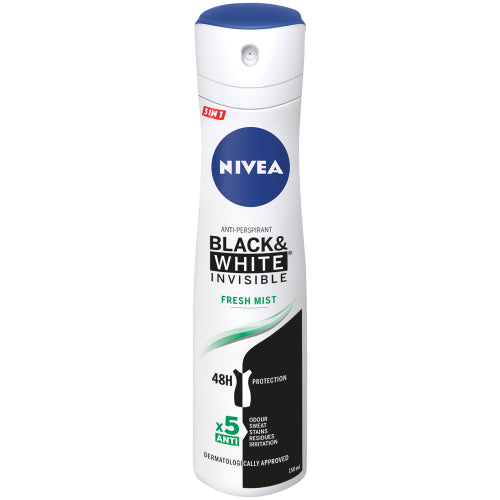 Nivea Deodorant Invisible Black& White Fresh Mist 150 ml