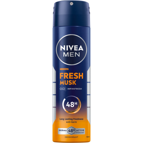 Nivea Deodorant Men Fresh Musk Aerosol 150ml