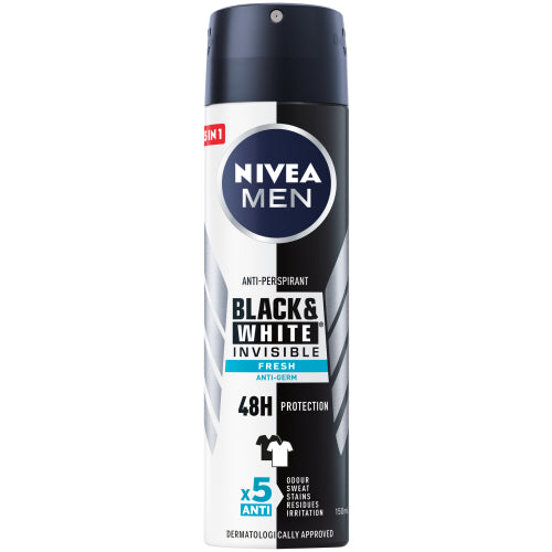 Nivea Men Deo Invisible Black& White Fresh 150ml