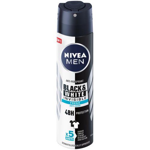 Nivea Men Deo Invisible Black& White Fresh 150ml