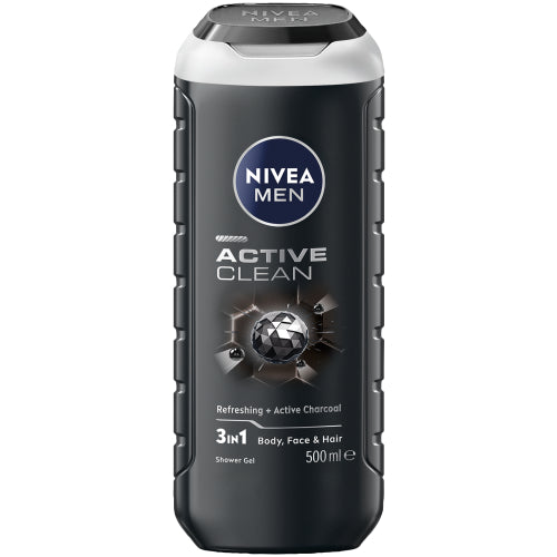 Nivea Men Shower Gel Active Clean 500ml