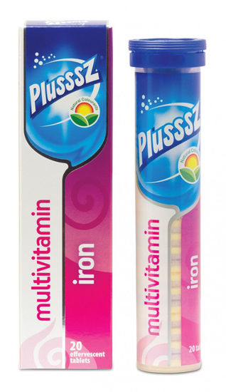 Plusssz Multivitamin& Iron 20 Efferverscent Tabs