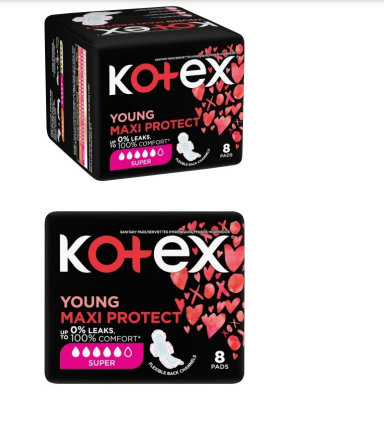 Kotex Maxi Super + Wings 8's
