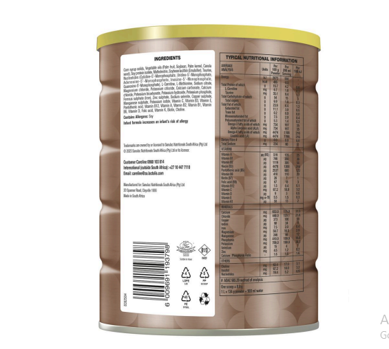 Infasoy 3 Formula Powder 900g