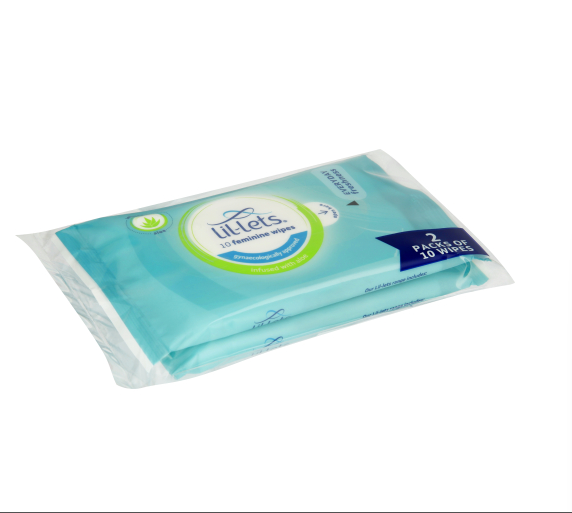 Lil-lets Feminine Wipes Aloe 2 x 10