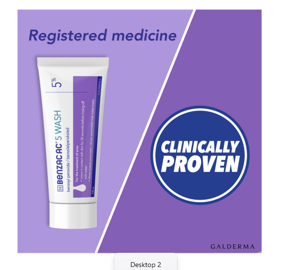 Benzac Ac 5% Wash 100g