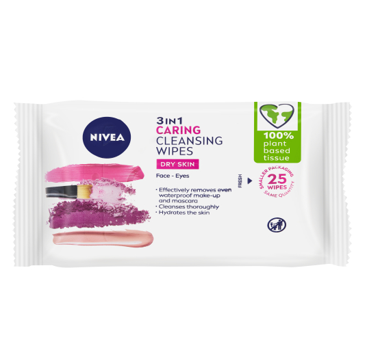 Nivea Gentle Cleansing Wipes 25s