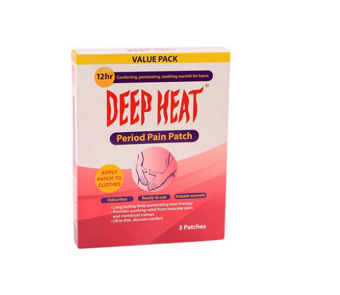 Deep Heat Period Pain Patch 3