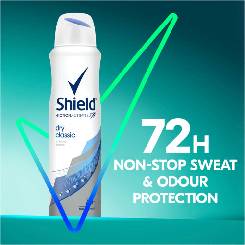 Shield Aerosol MotionSense Class Dry 150ml Women