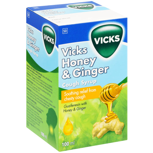 Vicks Honey & Ging Cough Syrup 100ml