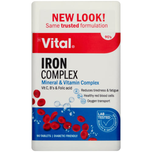 Vital Iron Complex Tabs 90