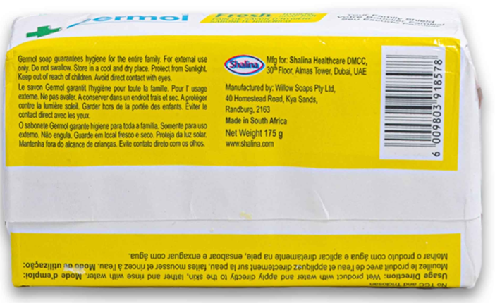Germol Lemon Soap 175g