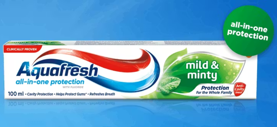Aquafresh Toothpaste Mild & Mint 100ml