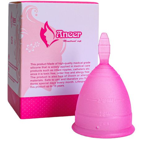 Aneer menstrual cup for swimming on your period