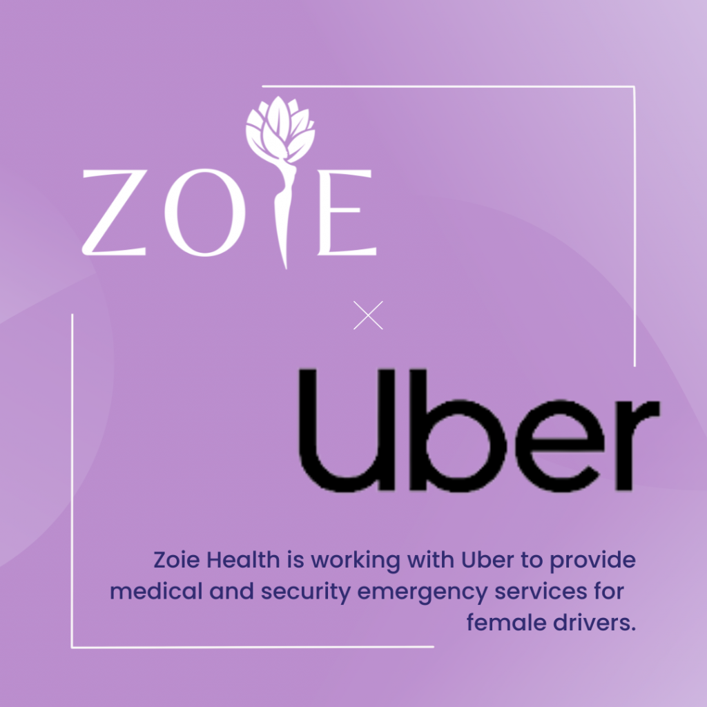 Zoie Health and Uber partnership for female drivers